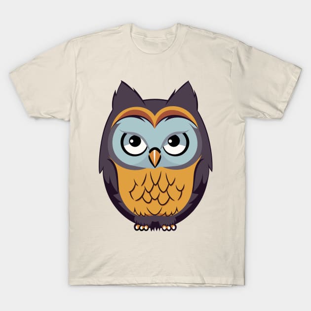 Introvert Owl T-Shirt by Orange-C